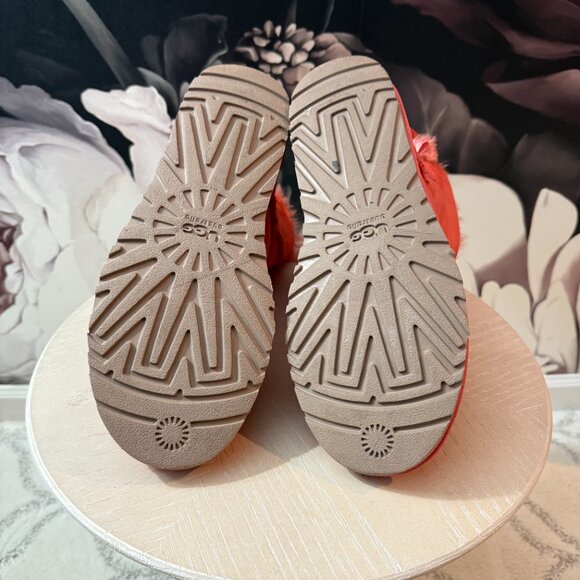 UGG Mini Bailey Bow II Boots in Coral Pink - Picture 5 of 5